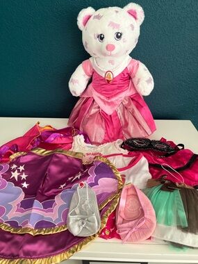 Build-A-Bear Workshop Disney Princess Plush Bear plus My Little Pony extras
